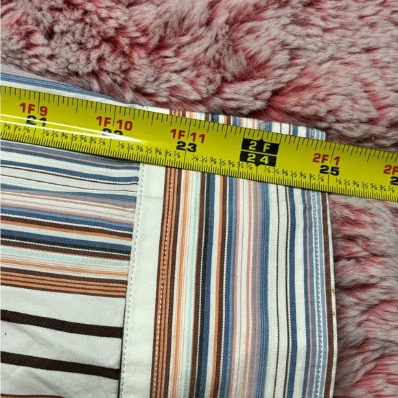Tommy Bahama Striped Button Down Long Sleeve 100% Cotton Shirt - Picture 9 of 10